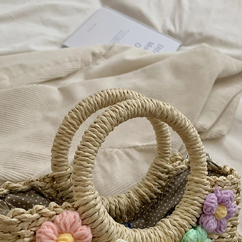 Bolsa Redonda de Palha