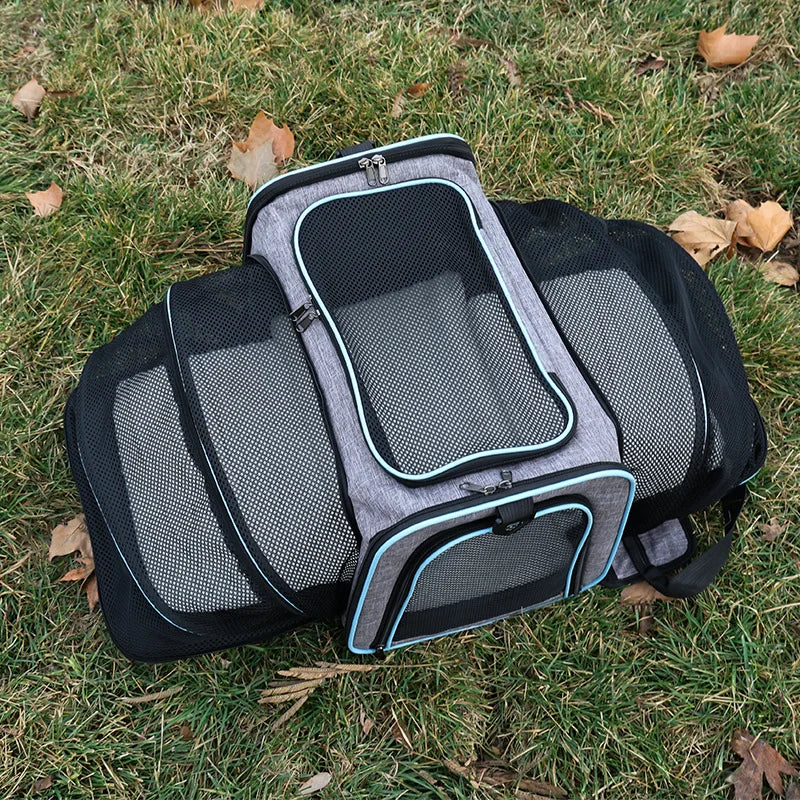 Bolsa de Transporte Pet Expansível e Dobrável