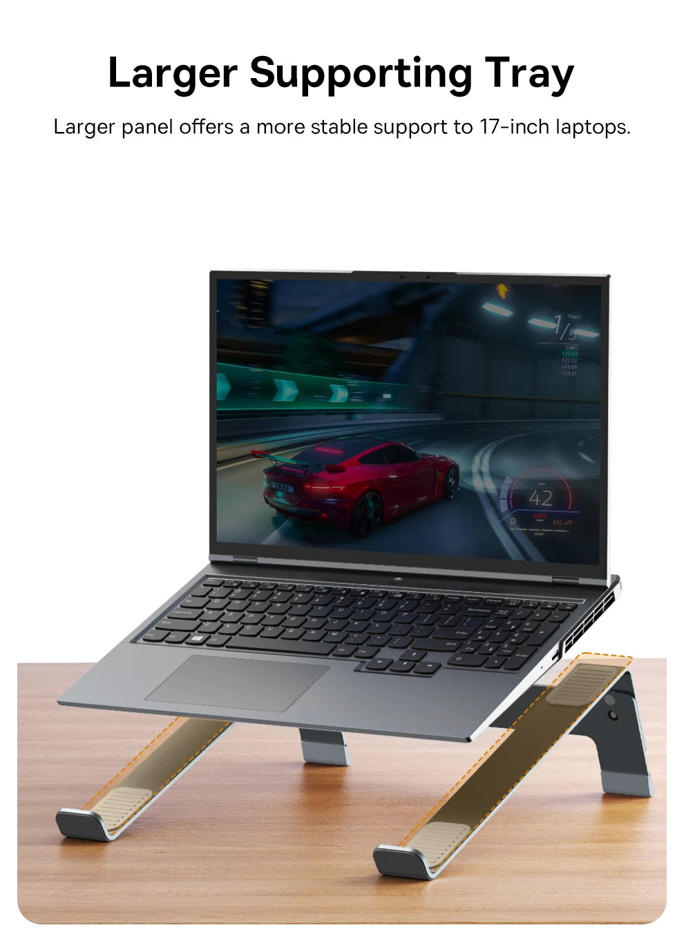 Suporte para Laptop Liga de Alumínio Ajustável
