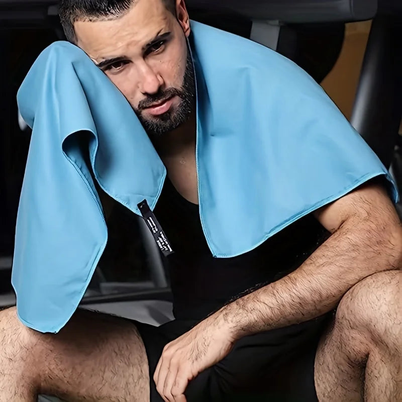 Toalha Esportiva de Microfibra Ultra-Absorvente