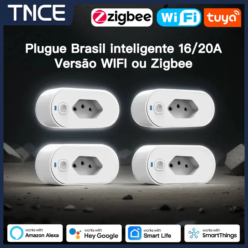 Brazil Plug Adapter Socket 16A/20A – Wi-Fi