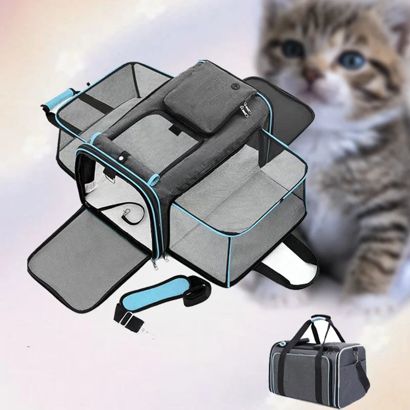 Bolsa de Transporte Pet Dobrável e Expansível