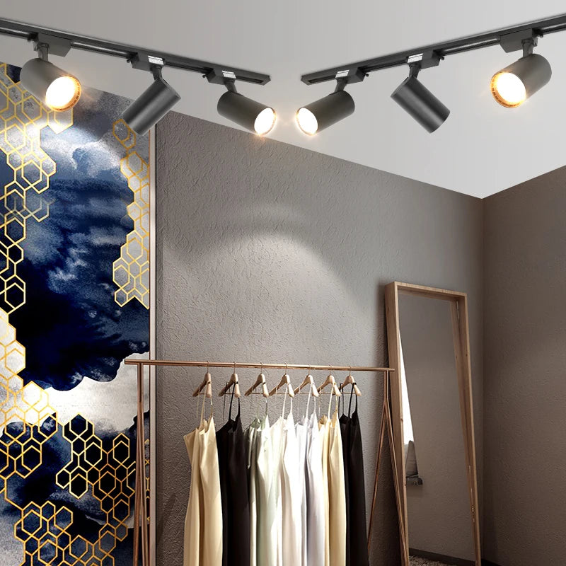 Luminária de Trilho LED – Conjunto Completo