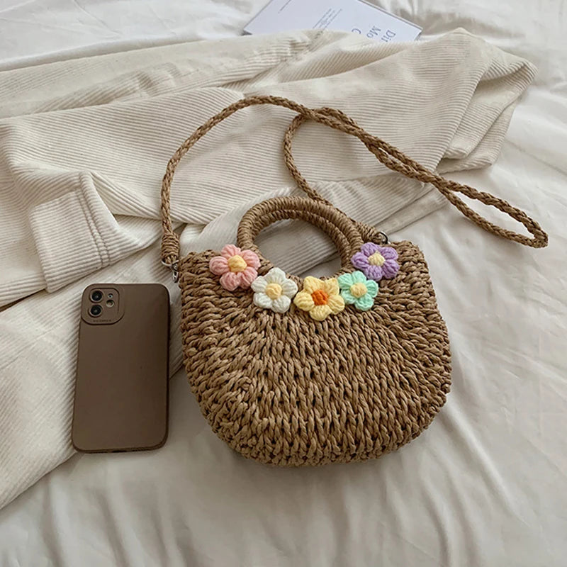 Bolsa Redonda de Palha