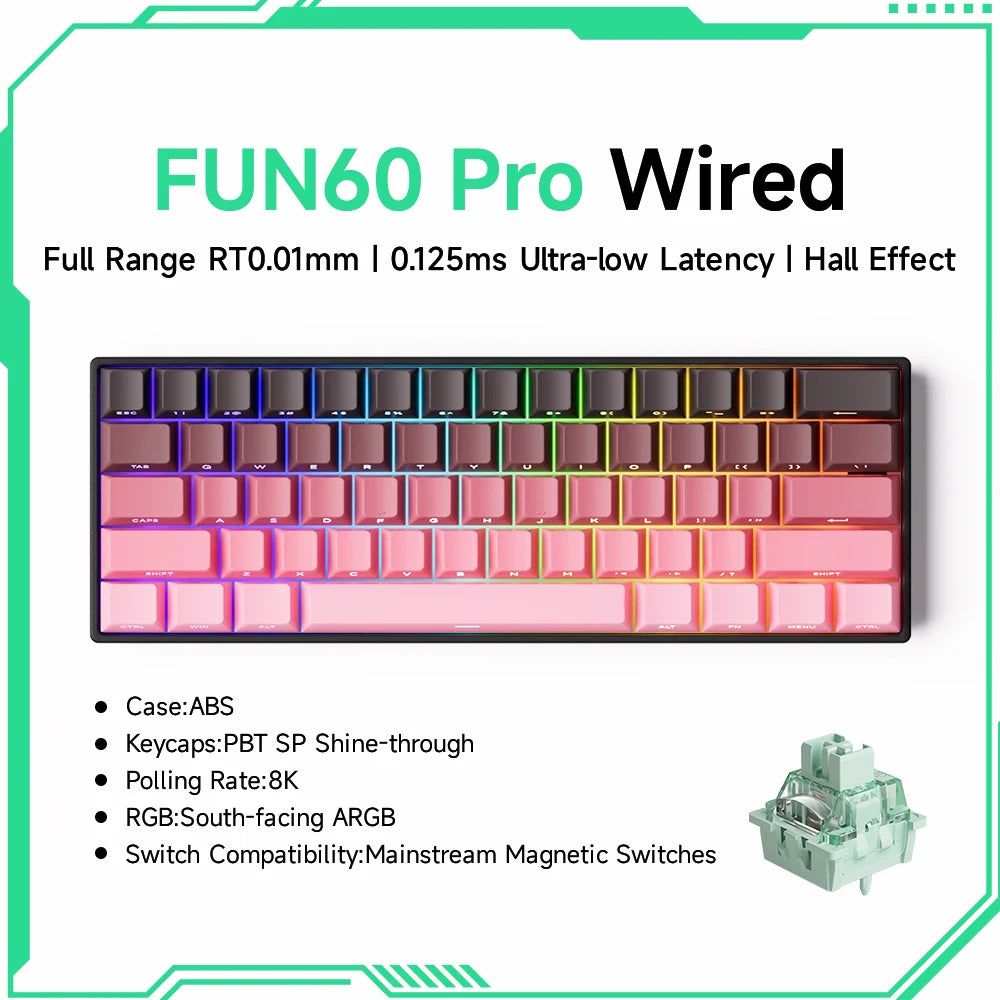 Teclado Mecânico com Switch Magnético