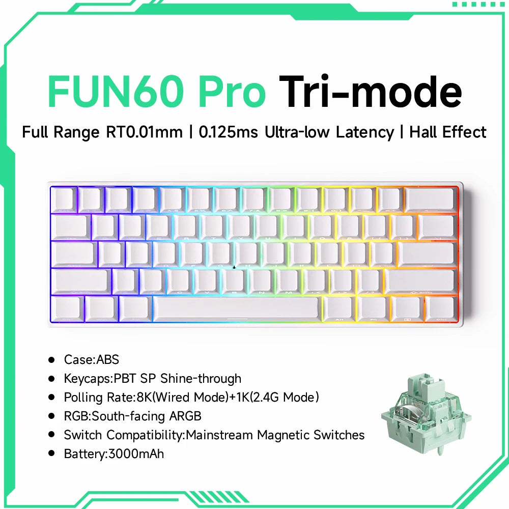 Teclado Mecânico com Switch Magnético