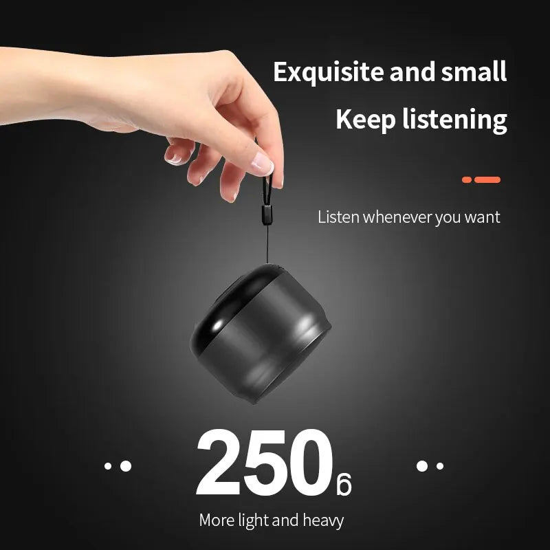 Alto-falante Bluetooth Portátil – Som Estéreo com Graves Potentes e Carregamento USB