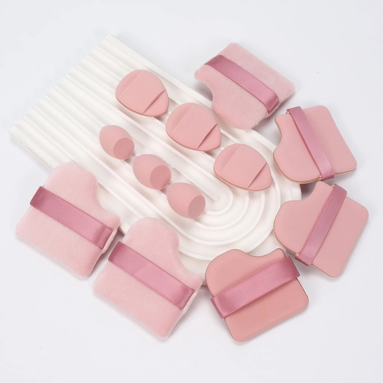 Conjunto de Esponjas Maquiagem 12 Peças