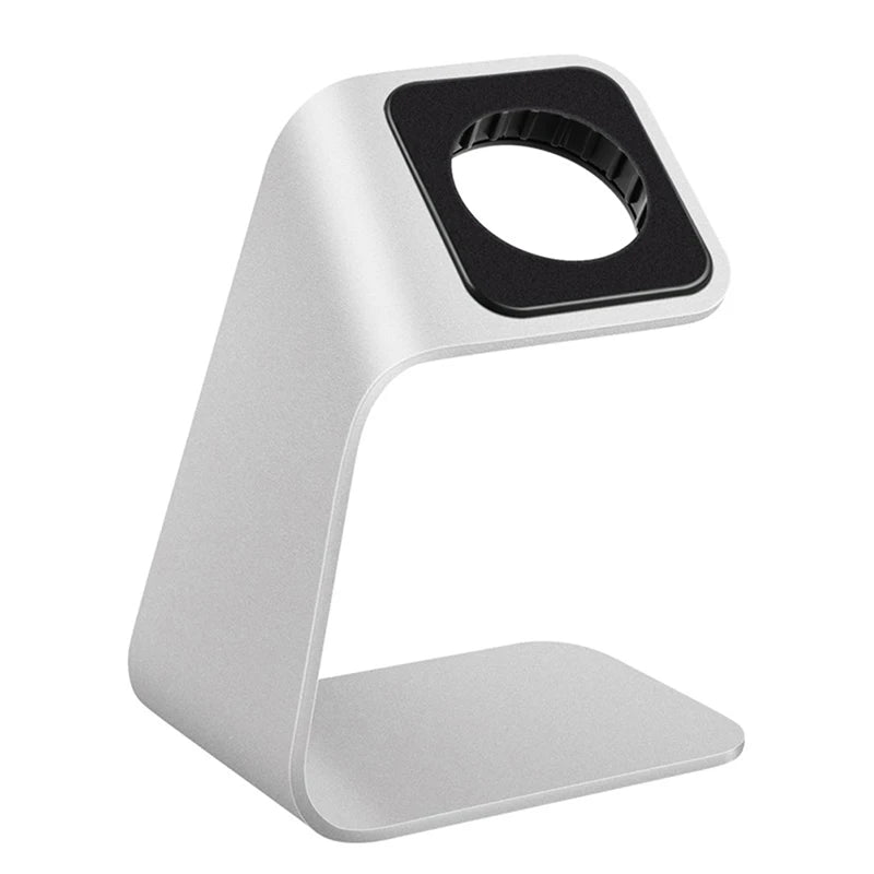 Suporte de Carregamento para Smartwatch em Liga de Alumínio – Base Dock Compatível com Carregador de Relógio