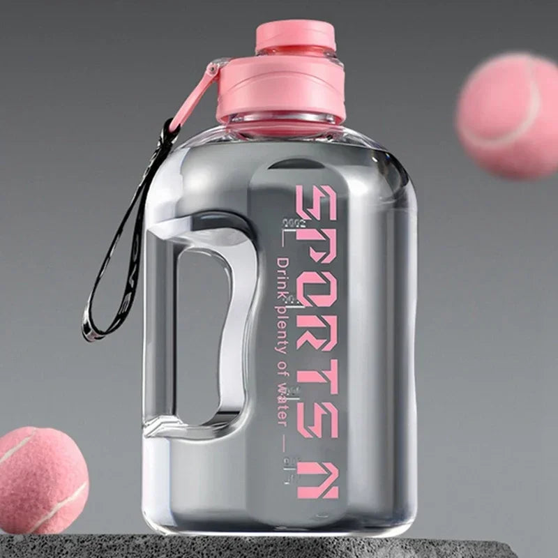 Garrafa de Água Esportiva 1,7L / 2,7L – Grande Capacidade