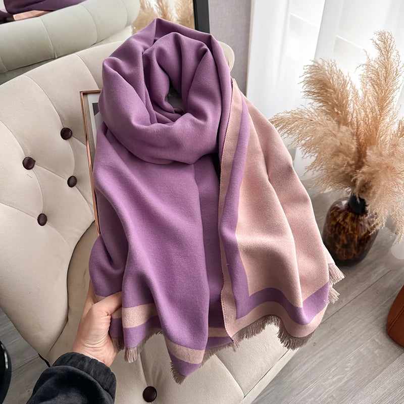 Cachecol Pashmina Luxo Toque de Cashmere