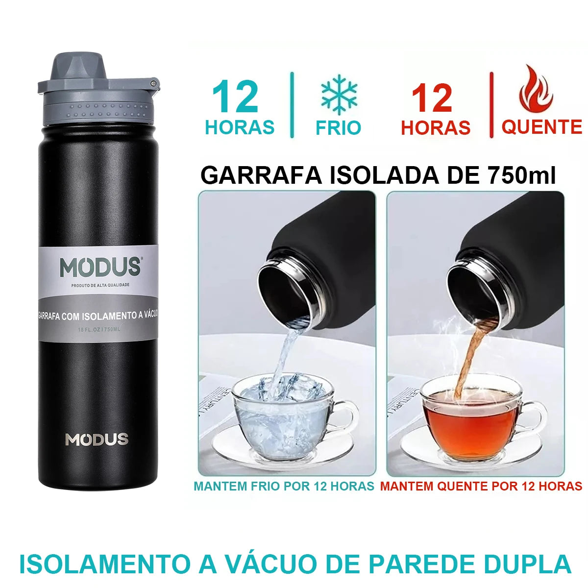 Garrafa Térmica Aço Inoxidável,