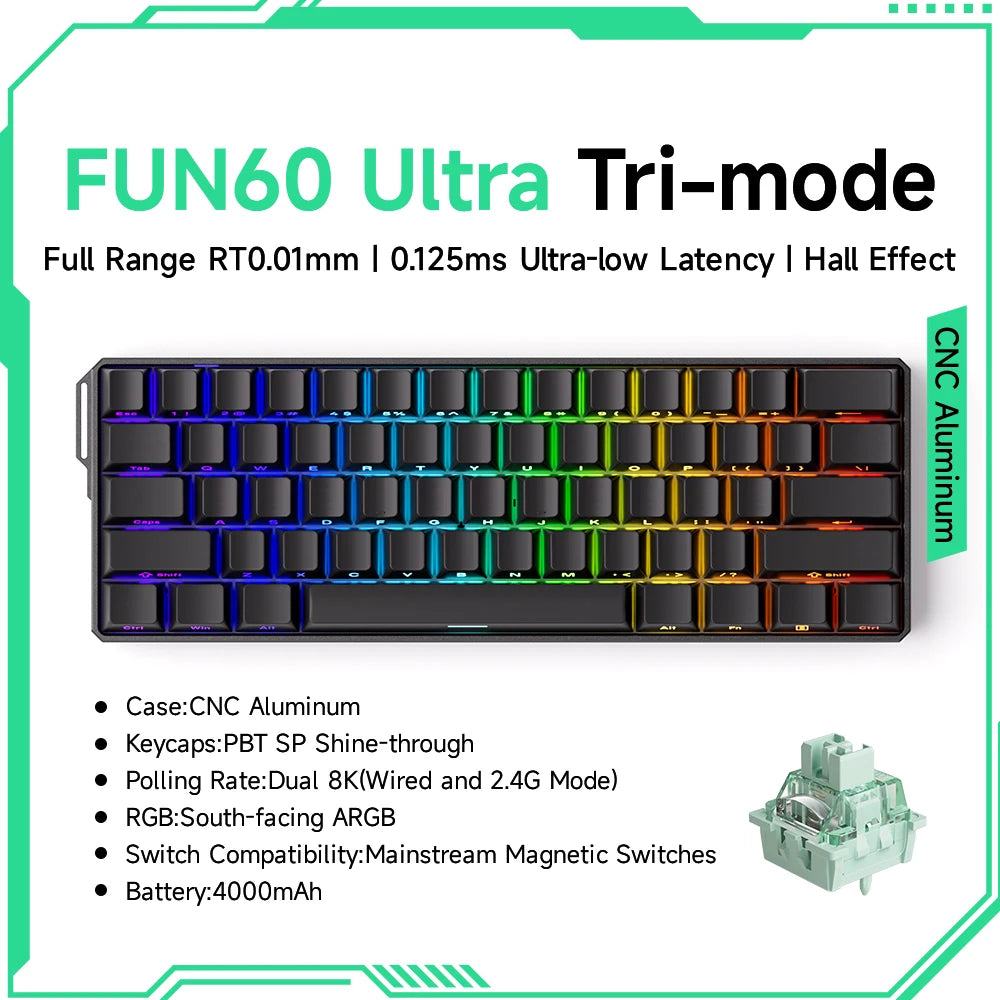 Teclado Mecânico com Switch Magnético