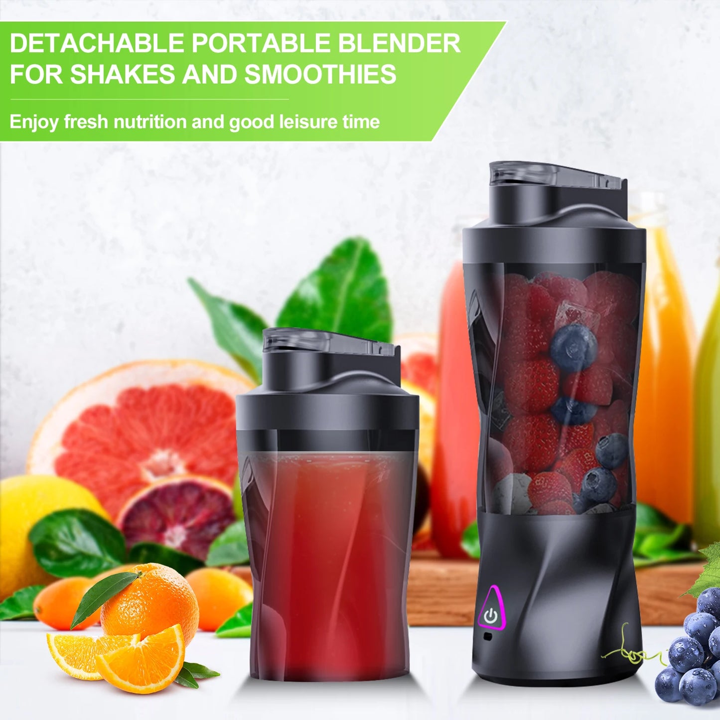 Liquidificador Espremedor Elétrico Portátil Sem Fio