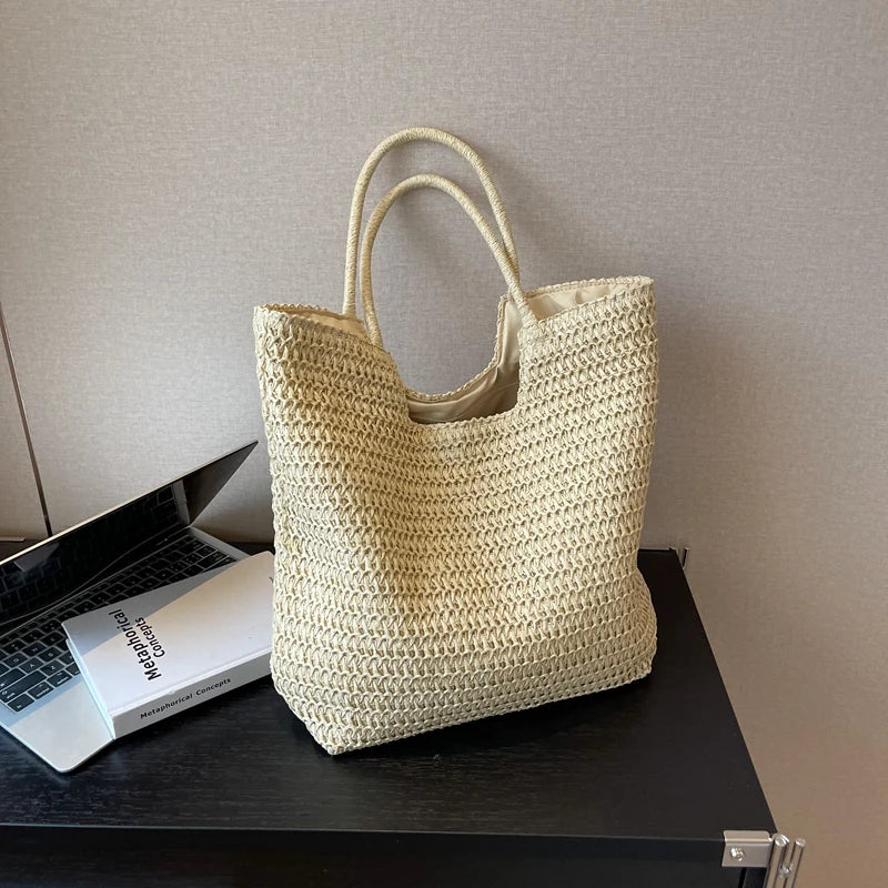 Bolsa Tote de Palha