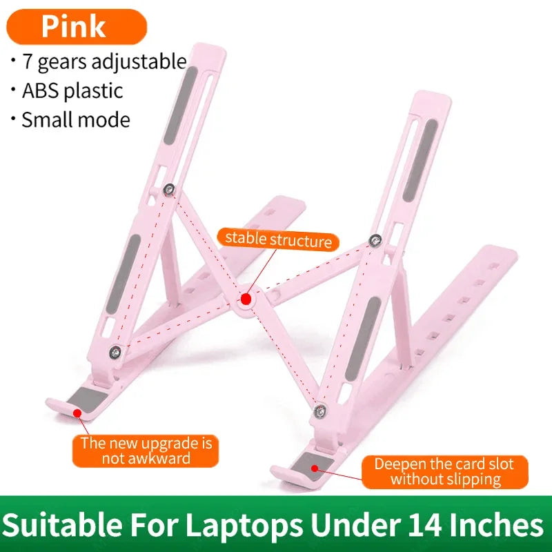 Suporte Ajustável para Laptop Universal, Dobrável