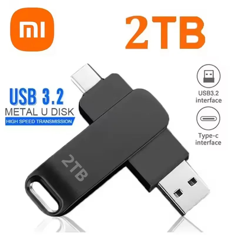 Pen Drive USB 3.2 – Alta Velocidade, Tipo-C, à Prova d’Água