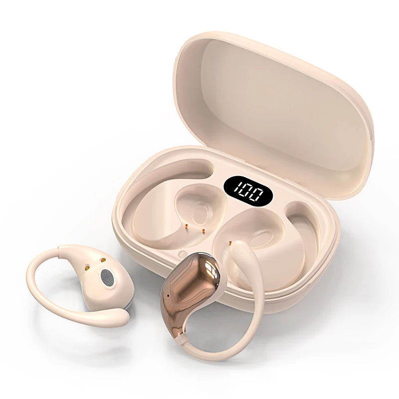 Fones de Ouvido com Gancho Auricular À Prova d’Água Microfone