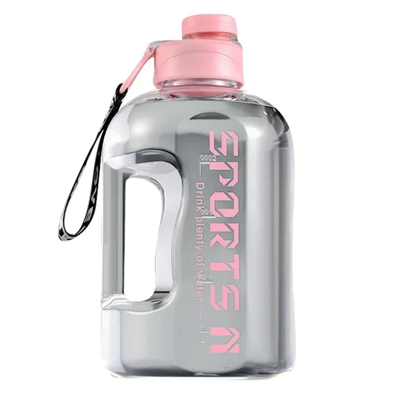 Garrafa de Água Esportiva 1,7L / 2,7L – Grande Capacidade