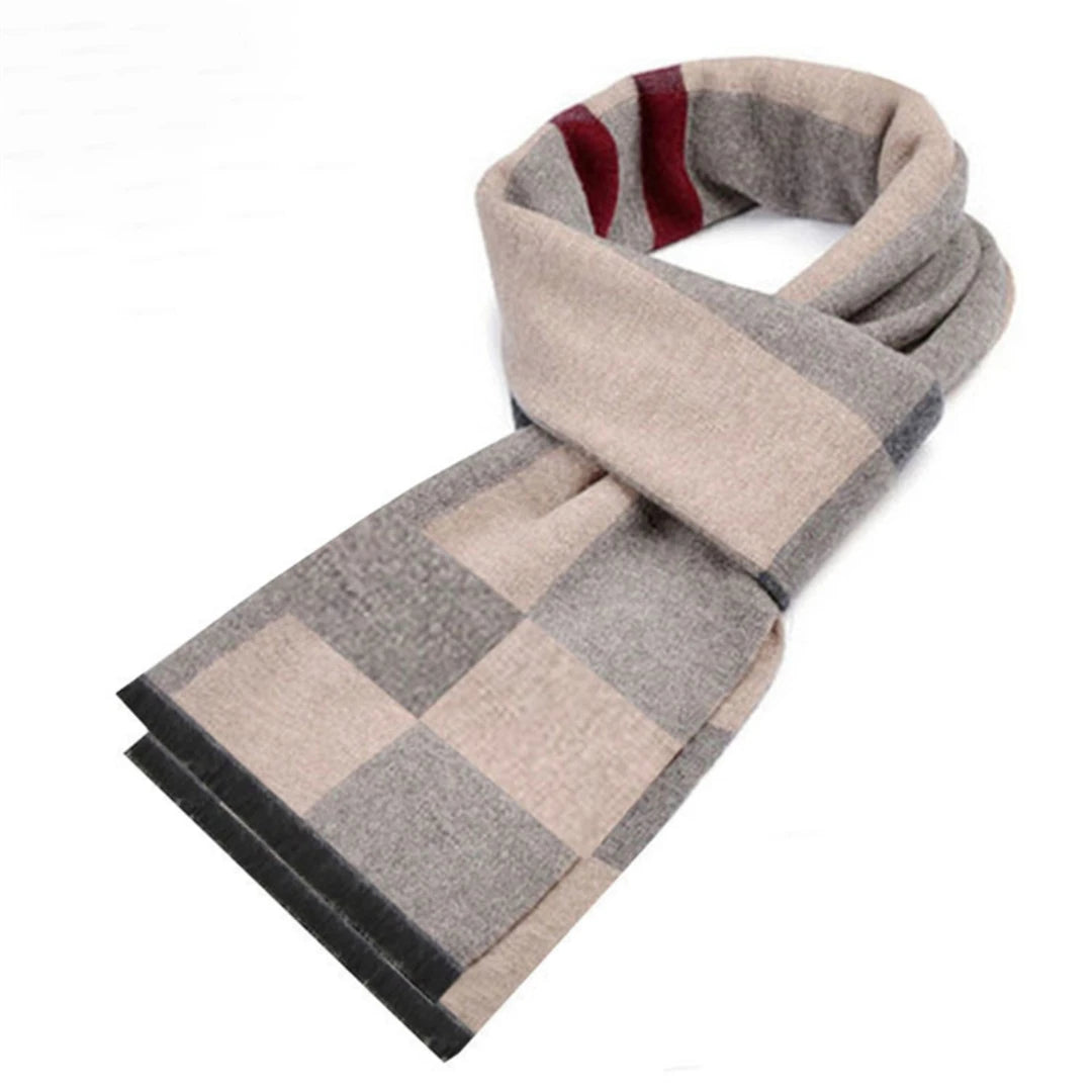 Cachecol Masculino Xadrez — Estilo e Conforto para os Dias Frios