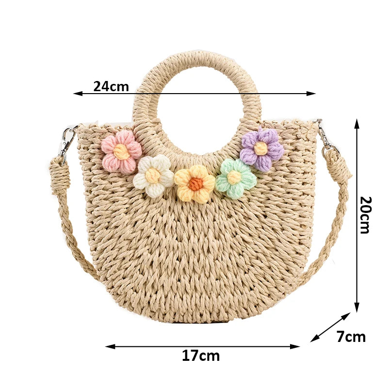 Bolsa Redonda de Palha