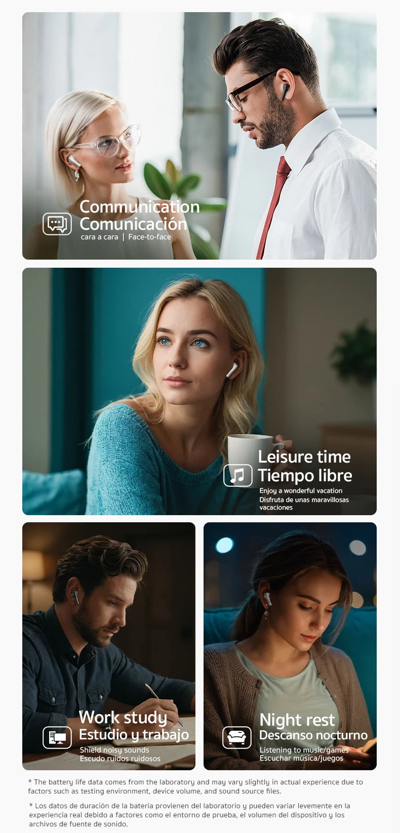 Fones de Ouvido Tradutor – Bluetooth com Tradução em Tempo Real