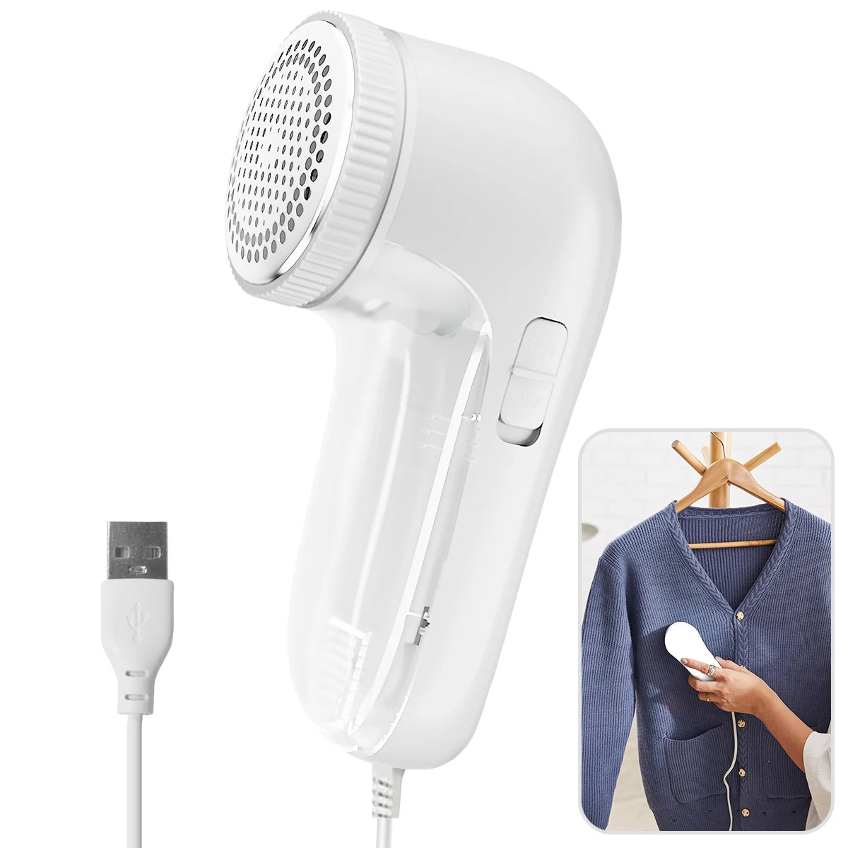Removedor Elétrico de Bolinhas USB Portátil
