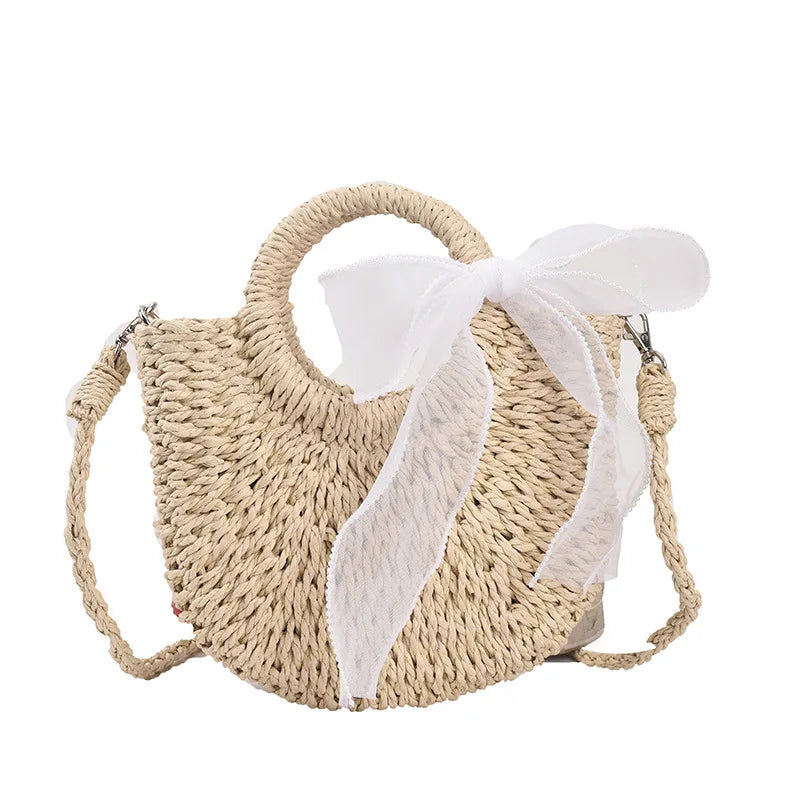 Bolsa Redonda de Palha
