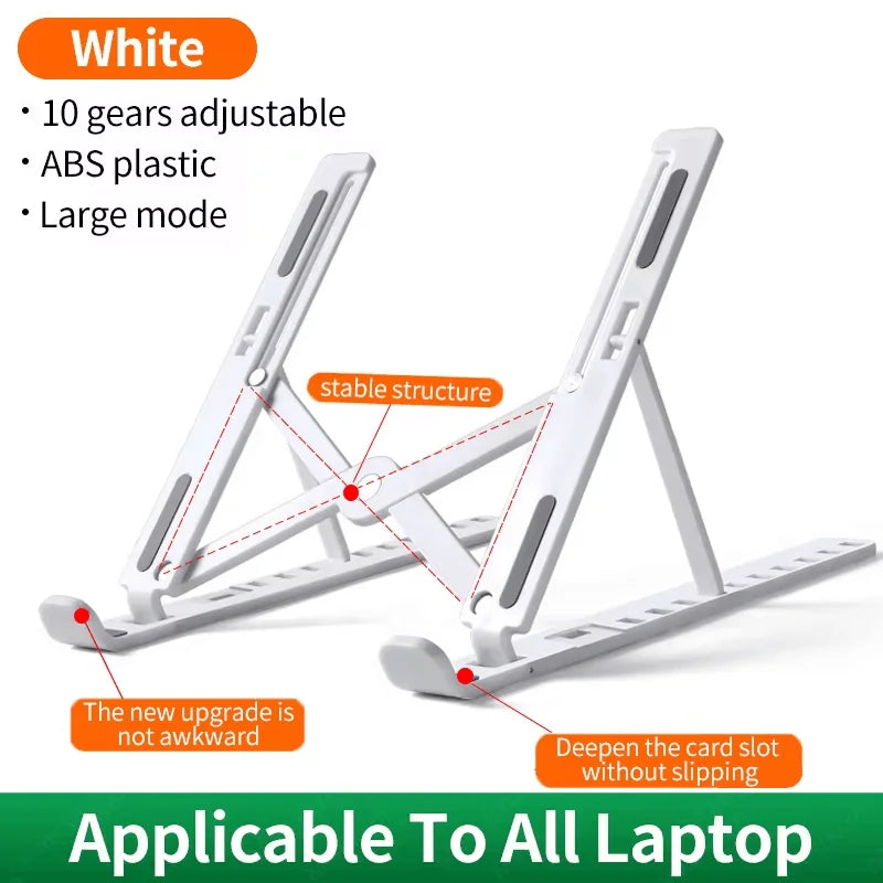 Suporte Ajustável para Laptop Universal, Dobrável