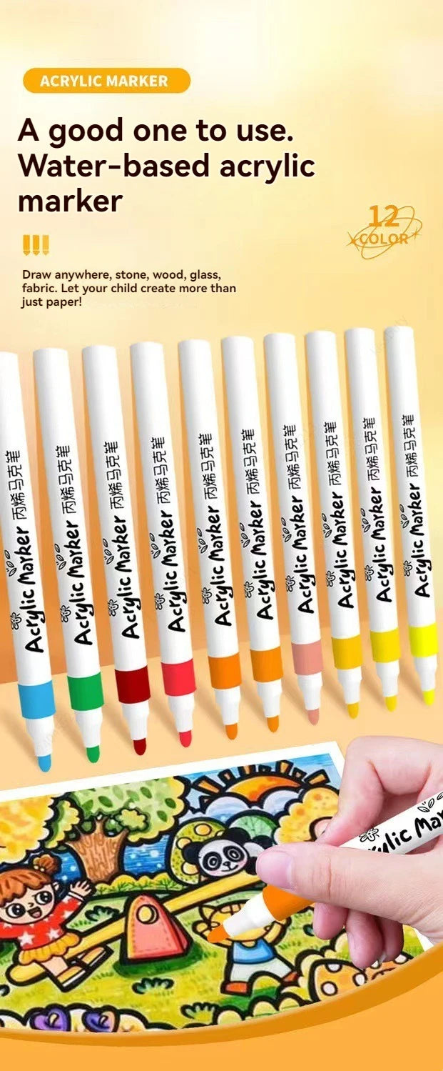 Canetas Marcadoras com Tinta Acrílica