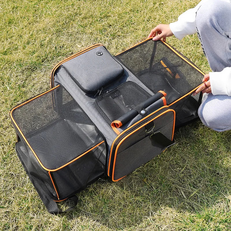 Bolsa de Transporte Pet Dobrável e Expansível