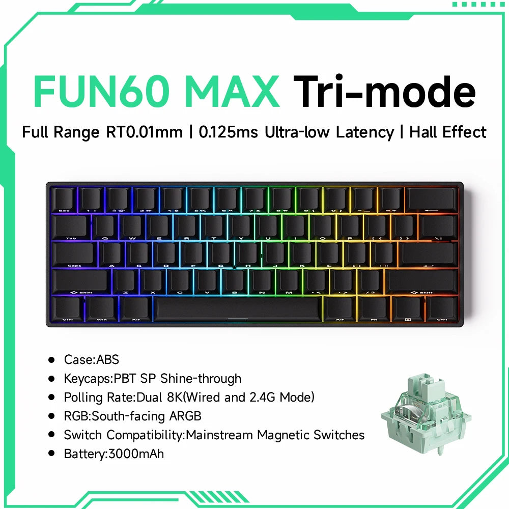 Teclado Mecânico com Switch Magnético