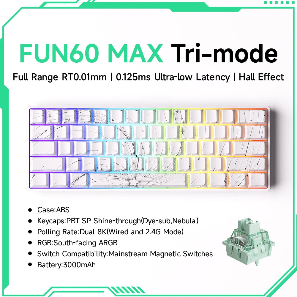 Teclado Mecânico com Switch Magnético
