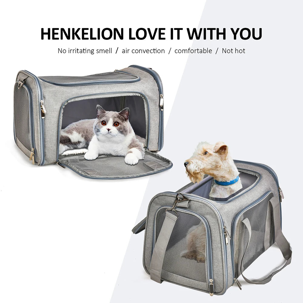 Mochila de Transporte para Cães e Gatos