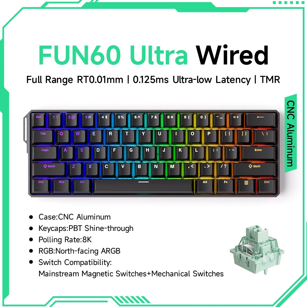 Teclado Mecânico com Switch Magnético