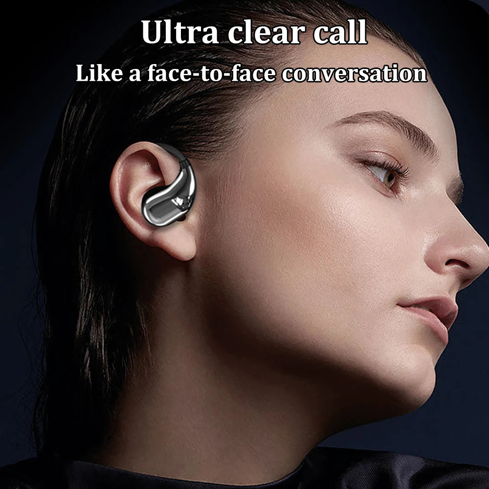 Fones de Ouvido com Gancho Auricular À Prova d’Água Microfone