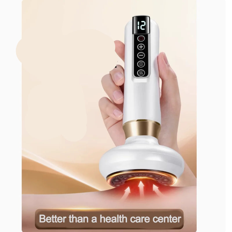Massageador Elétrico com Ventosa e Aquecimento