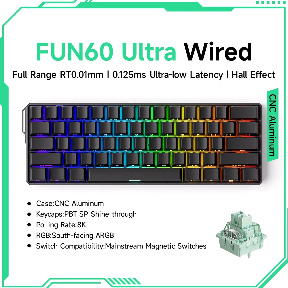 Teclado Mecânico com Switch Magnético