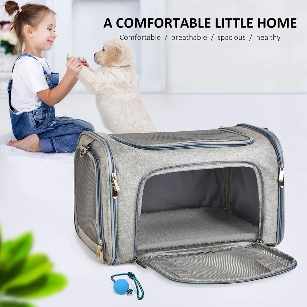 Mochila de Transporte para Cães e Gatos