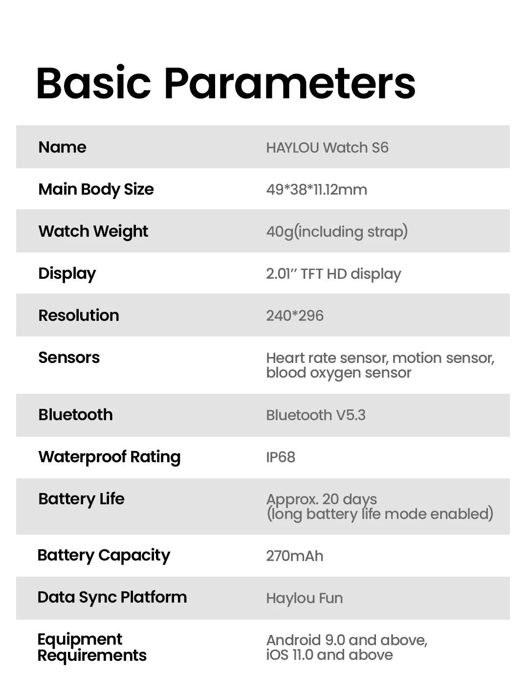 Smartwatch S6 Chamadas Bluetooth