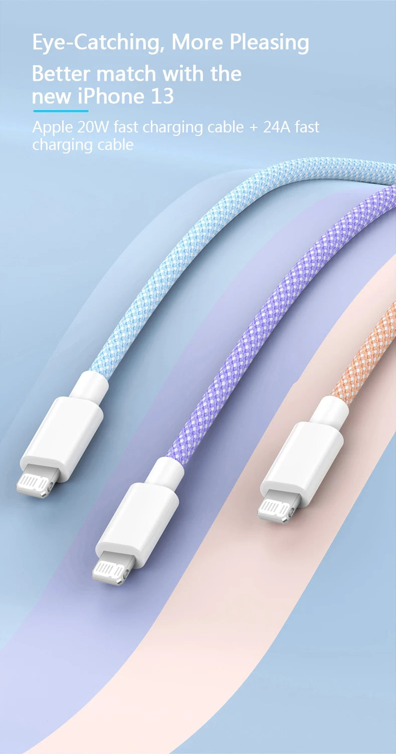 Cabo de Carregamento Rápido USB C