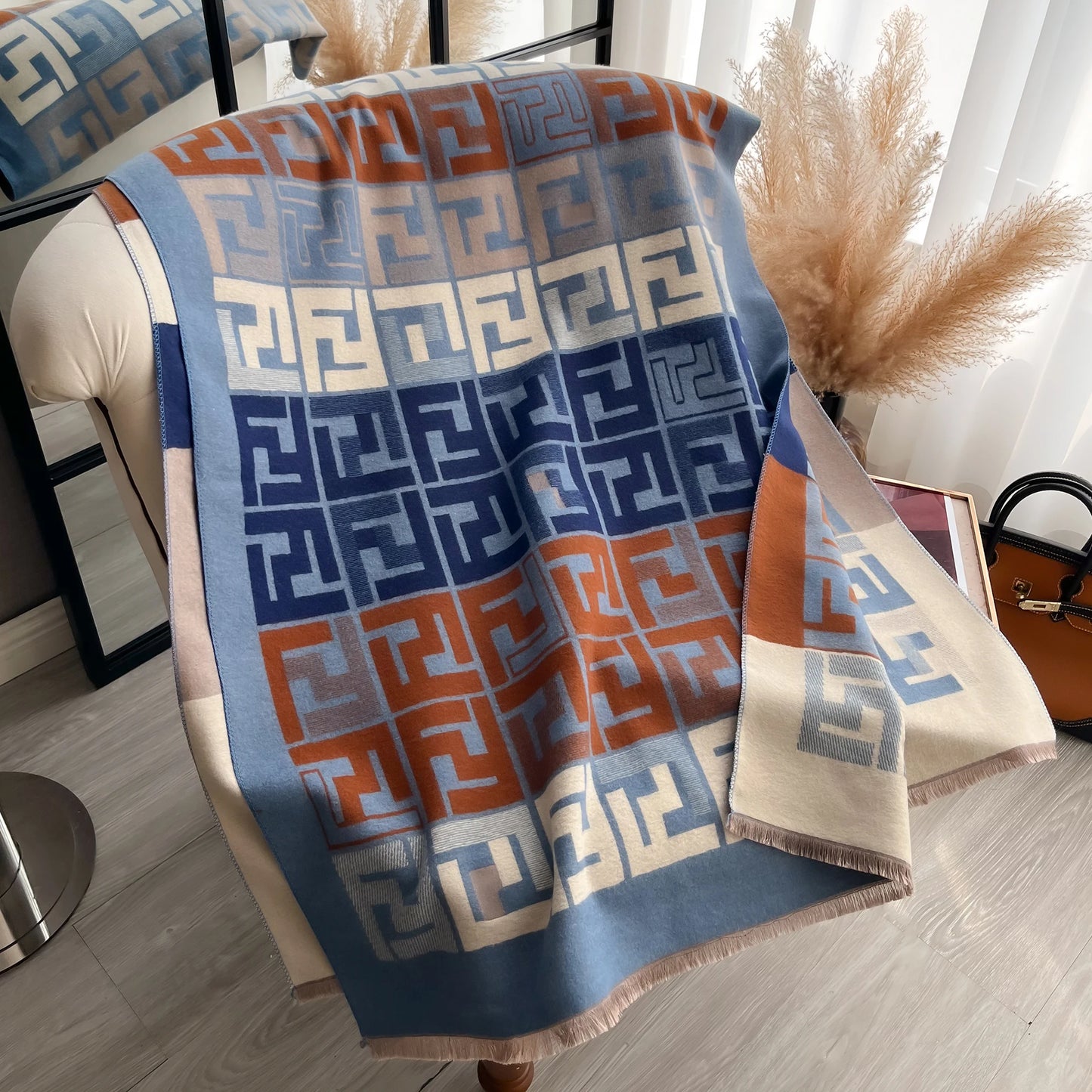 Cachecol Feminino Luxo – Dupla Face com Toque de Cashmere | Design Elegante