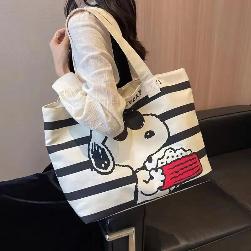 Bolsa Lona Snoopy / Minnie Mouse