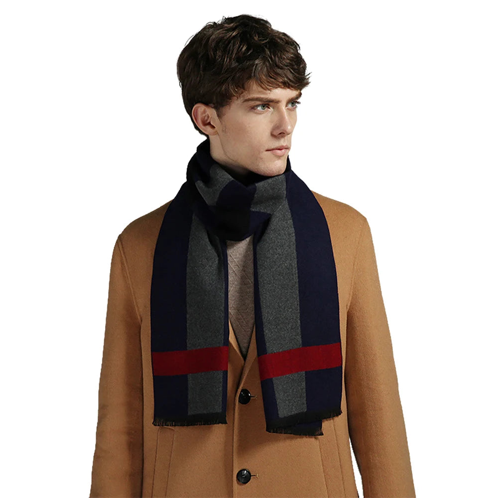 Cachecol Masculino Xadrez — Estilo e Conforto para os Dias Frios