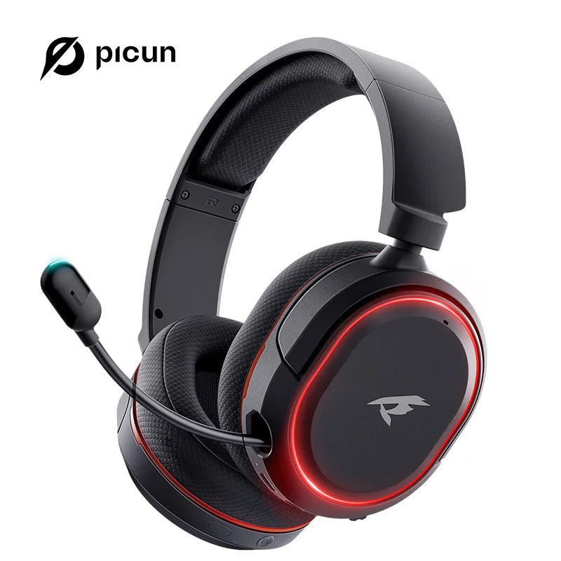 Fone de Ouvido Gamer Sem Fio - 7.1 Surround, Bluetooth 5.3 e Alta Duração de Bateria