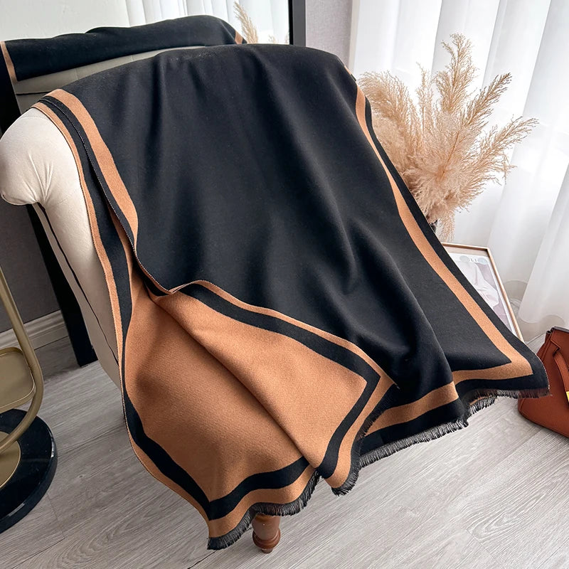 Cachecol Pashmina Luxo Toque de Cashmere