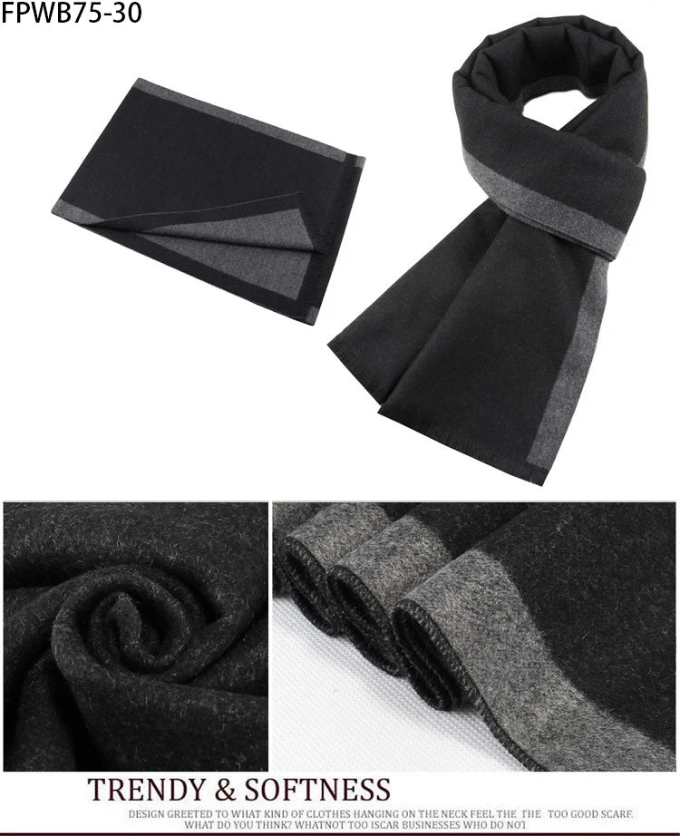Cachecol Masculino Xadrez — Estilo e Conforto para os Dias Frios
