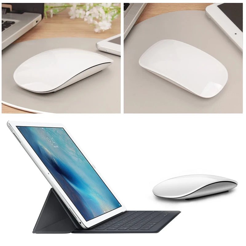 Mouse Bluetooth Silencioso Recarregável Ergonômico