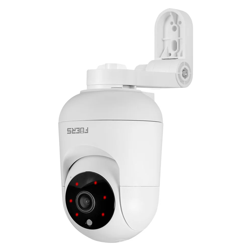 Camera WiFi Inteligente com Suporte Ajustável 4K 8MP – Rastreamento AI e Armazenamento de Até 128GB