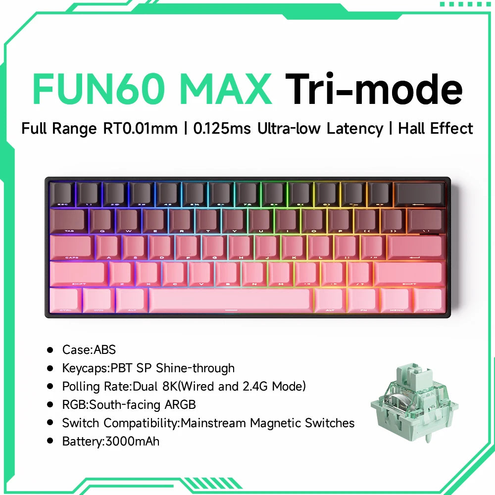 Teclado Mecânico com Switch Magnético